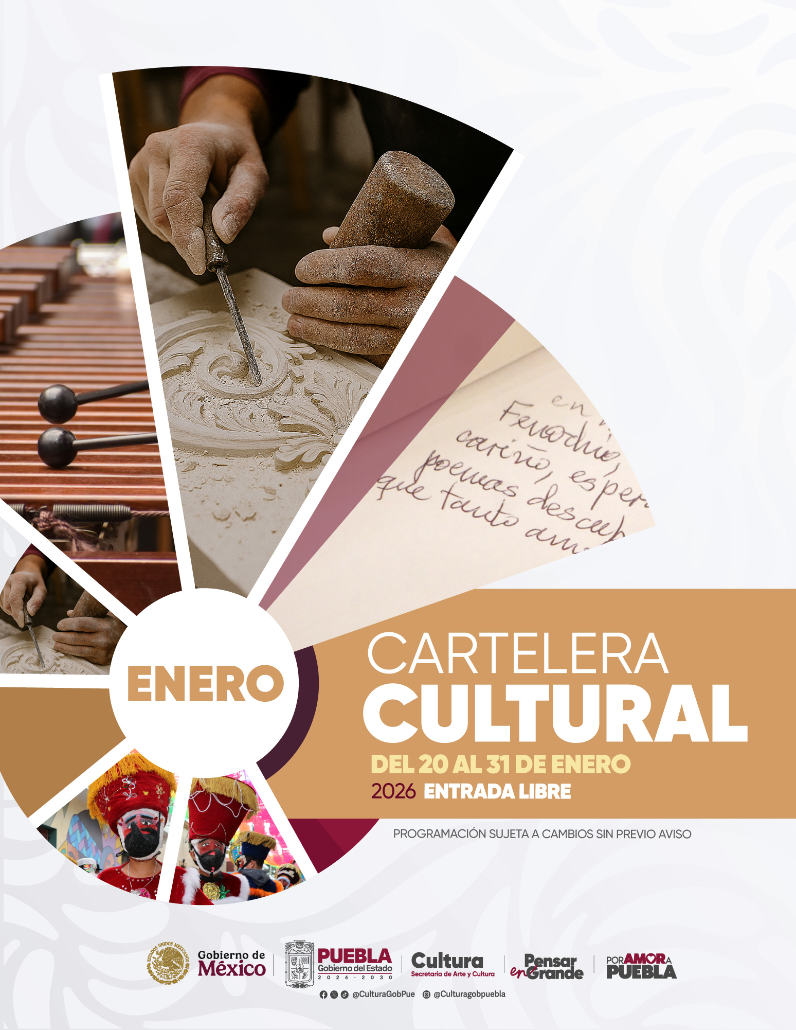 Cartelera Segunda Quincena Enero